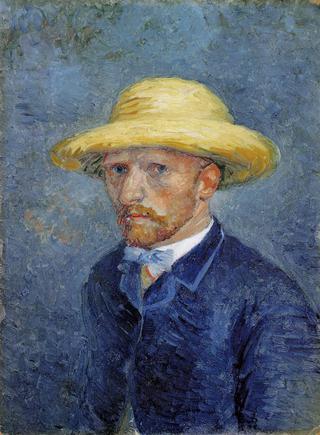 Self-Portrait with Straw Hat