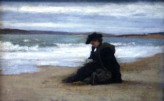 On the Beach, Bournemouth, March 1882