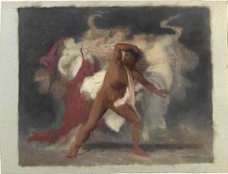 Orestes Pursued by the Furies (study)