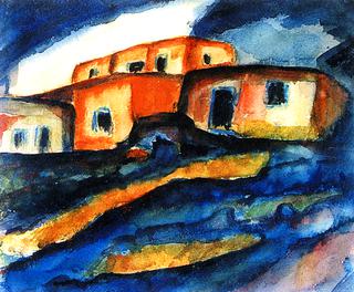 Adobes at Night