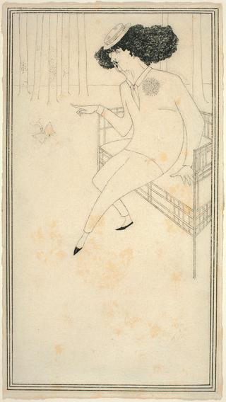 Caricature of J. M. Whistler