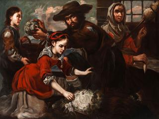 Market scene