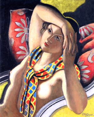 Nude Woman in an Arm Chair