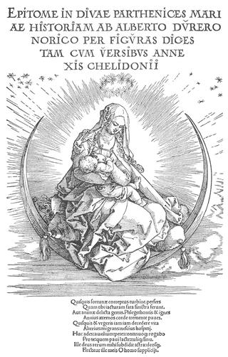 Life of the Virgin: Title-page in book form