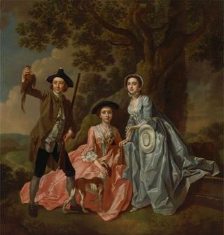乔治·罗杰斯和他的妻子玛格丽特和妹妹玛格丽特·罗杰斯