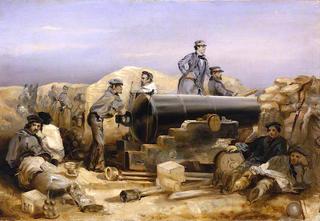 1854年12月15日塞巴斯托波尔围城的“钻石”炮台