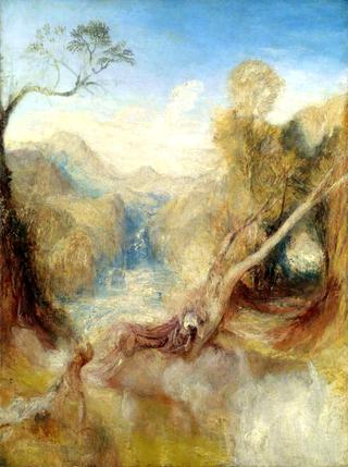 The Death of Actaeon, with a Distant View of Montjovet, Val d'Aosta