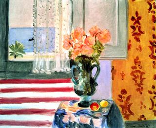 Vase of Flowers in front of the Window