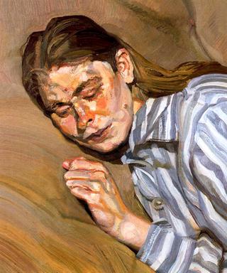 Girl in a Striped Nightdress