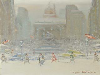 New York Snow Scene