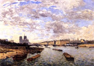 The Seine, View of  Pont d'Austerlitz