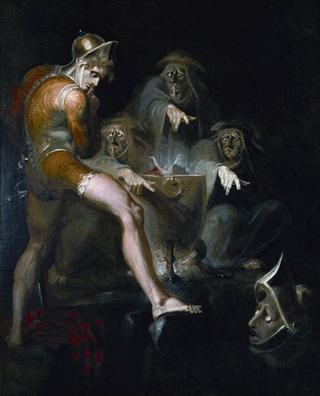 Macbeth Consulting the Vision of the Armed Head
