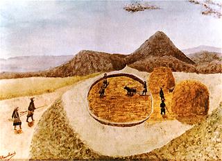 Greek Landscape with Threshing Floor