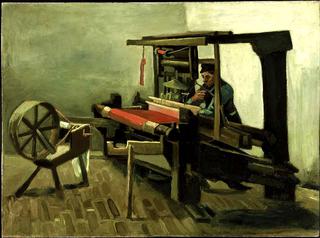 Weaver at the Loom, with Reel