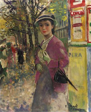 Eugenie with Umbrella