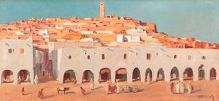 Square in Ghardaia (Place à Ghardaïa)
