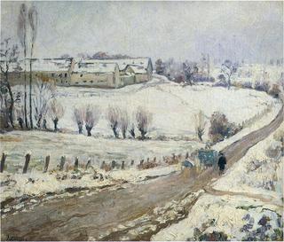 The Farm at Lagny in Winter