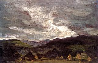 Landscape with Haystacks