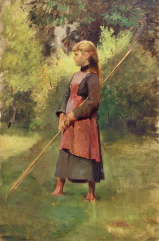 Girl in the Garden