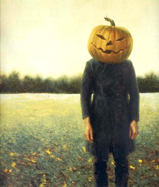 Pumpkin Head, Self Portrait