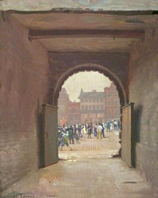 A Glimpse of Derby Market Place on Carnival Day