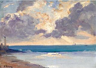 Evening at the Bar, entrance to the harbor