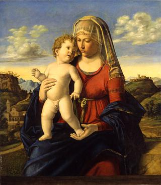 Madonna and Child in a Landscape