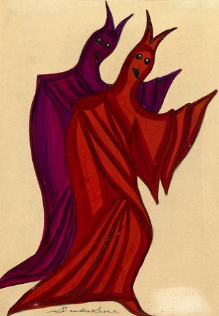 Costume Design for the Ballet Scene Walpurgis Night from the opera Faust by Charles Gounod
