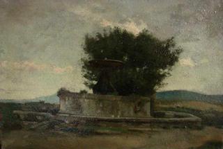 A Fountain on the Outskirts of Rome