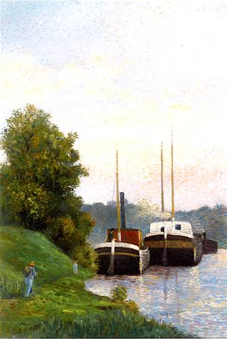 Barges on the Seine
