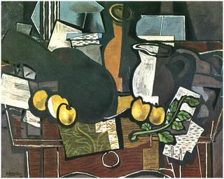 Guitar, Fruit and Pitcher