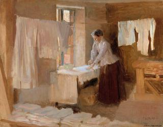 Woman Ironing, Study for the Washerwomen