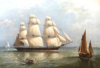 1866年，英国海峡的“鹈鹕号”返航