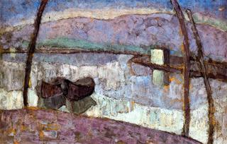 Boats in the Bidasoa