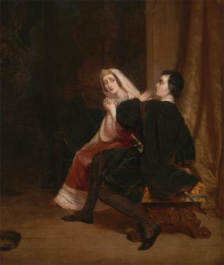 哈姆雷特和他的母亲；壁橱里的场景