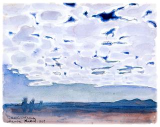Night Clouds Above the Savannah