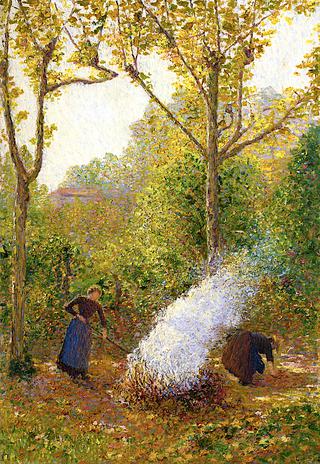 Peasants Feeding the Fire