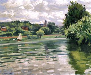 Sailboat on the Seine