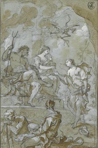 Story of Psyche - Psyche Obtaining the Elixir of Beauty from Proserpine