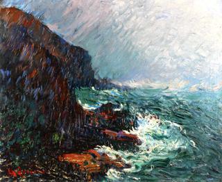 Cliffs in Normandy