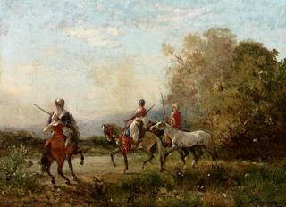 Three Arab Horsemen