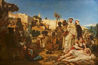 Slave Merchant in the Bab-Azoun Quarter, Algiers