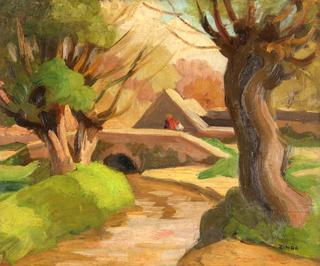 Boury, la route de Dangu