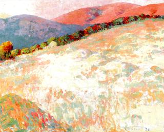 Hay Field, Sunset