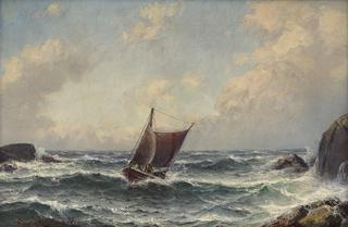 Boat between the Rocks