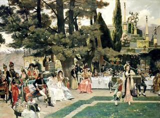 Reception of Napoleon I on Isola Bella in the 5th Year of Being in Power