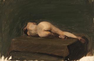 Reclining Female Nude, from Rear
