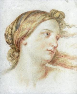 Head of a Woman, after Guido Reni