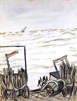 Beach at High Tide