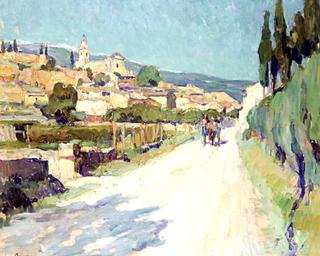 Village Road in Summer